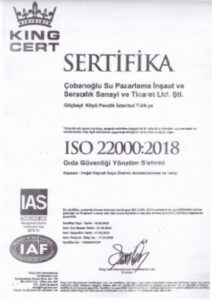 ISO 22000 Belgesi
